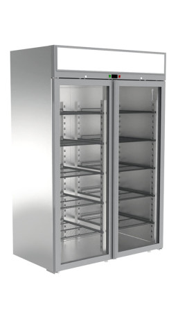 Шкаф холодильный Arkto V1.0-d(1000 л) (GL, корпус из нержавеющей стали, с канапе)